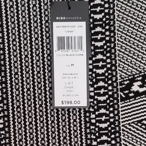 BCBG MaxAzria"Josa" Body Contour Black/White Skirt